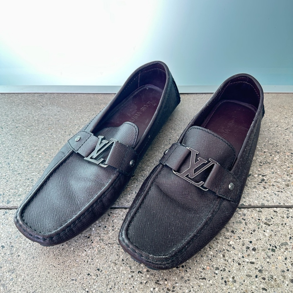 Louis Vuitton Men's Brown Loafers Size 10